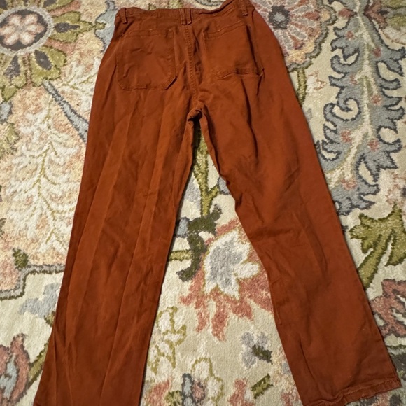 Time and Tru Women's Rust Straight Leg Pants - Picture 2 of 7
